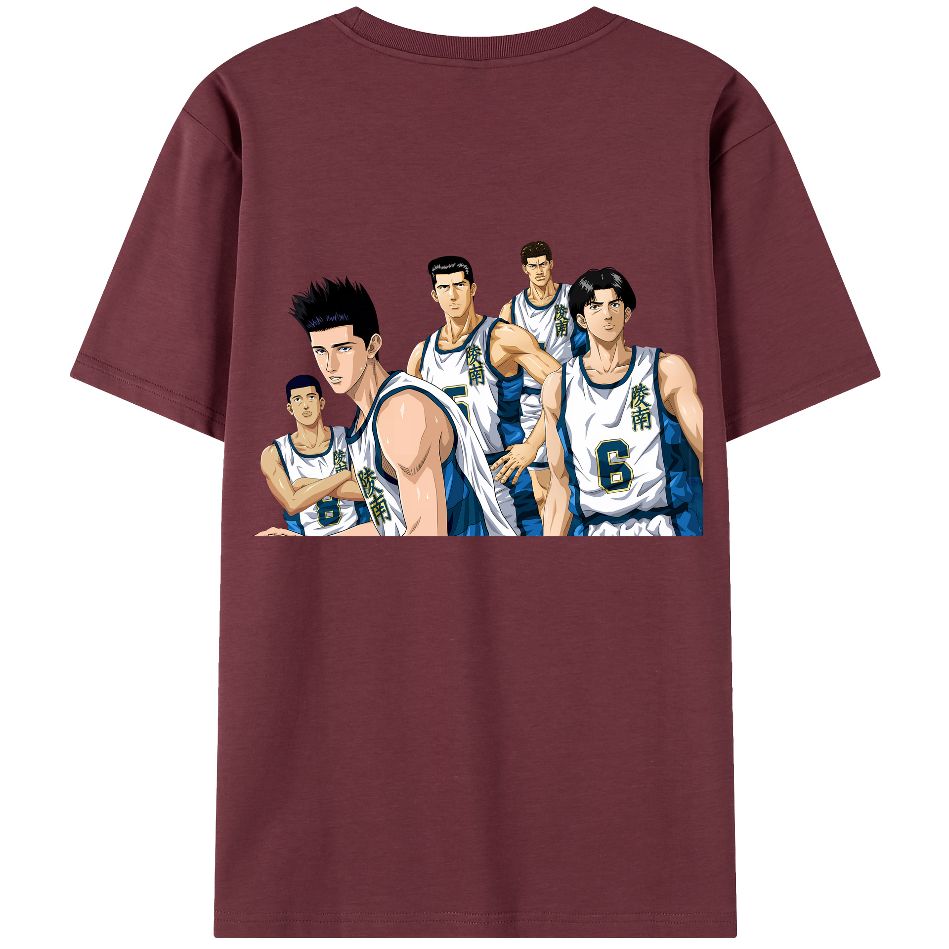 SLAM DUNK／スラムダンク 綿100％半袖Tシャツ（背面プリント）